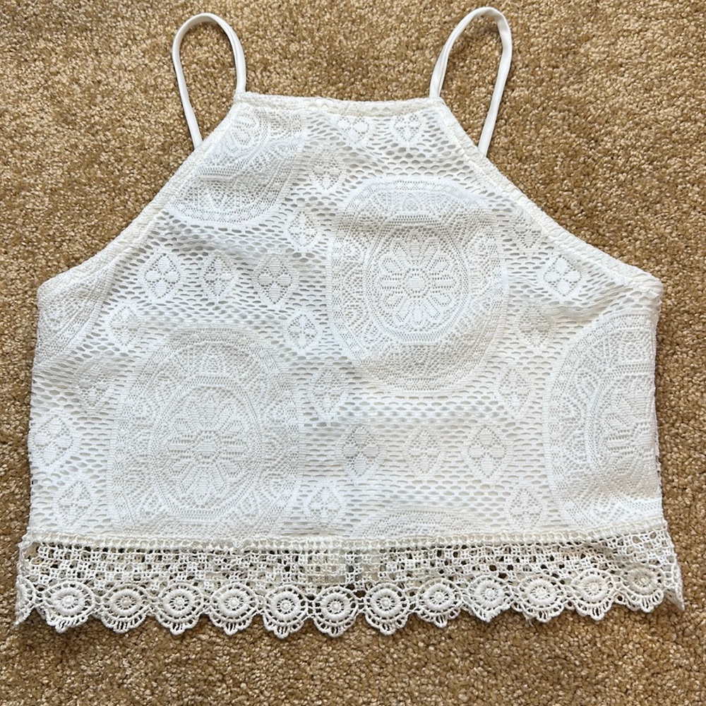 Gorgeous Fitted Lace Halter